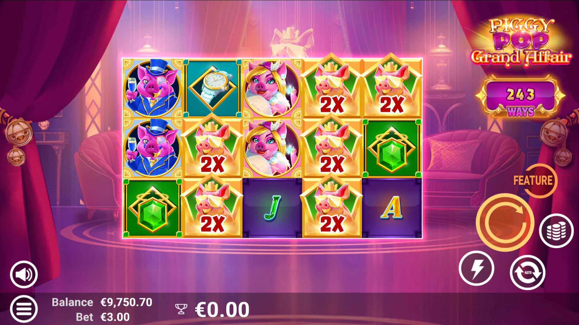 Софт казино с играми Piggy Pop Grand Affair — AvatarUX